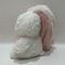 25cm 10&quot; Pembe ve Beyaz Paskalya Plüş Oyuncak Tavşan Tavşan Çilekli Dolu Hayvan
