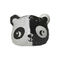 2D Flip Pullu Panda Peluş Yastık Minder Hafızalı Köpük 32CM 16 İnç