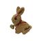 Kahverengi Tavşan Hediye Dolması Hayvan 90mm 3.54 İnç Gençler Hediyeler ROHS