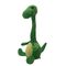 35cm Yeşil Dinozor Peluş Oyuncak Boyun Bükülürken Kayıt ve Konuşma