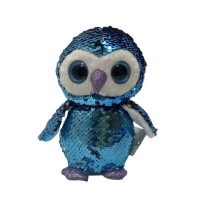 Sıcak Satılan Ses Kaydı & Tekrarlama Plüş Flip Sequin Penguen Oyuncağı