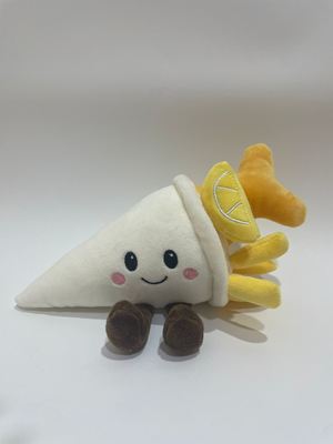 7 Adet Çeşitli Kızarmış Balık ve Patates Cipsi Peluş Oyuncak, Çocuklar ve Ev Dekorasyonu İçin Sevimli Yiyecek Dolması Hayvanlar