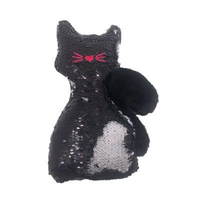 Siyah Beyaz Cadılar Bayramı Doldurulmuş Hayvan Hello Kitty İskelet Peluş 0.25m 9.84ft
