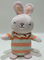 Paskalya Tavşanı Konuşan Tavşan Söylediklerinizi Tekrarlar Robot Peluş Doldurulmuş Hayvan Etkileşimli Elektronik Evcil Hayvan, Dans Etme ve Sallama