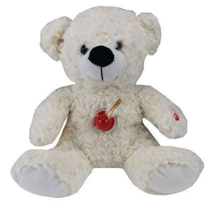 Sıcak Satış LED Yıldız Yüklü Hayvan Renkli Parlak Plüş Teddy Ayı Projeksiyonu Işık Bebek Bebeği Plüş Teddy Ayı