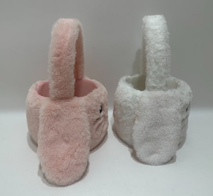 Hot Selling Paskalya Tatlı & Pretty Pembe & Beyaz Plüş Tavşan Sepeti Oyuncağı