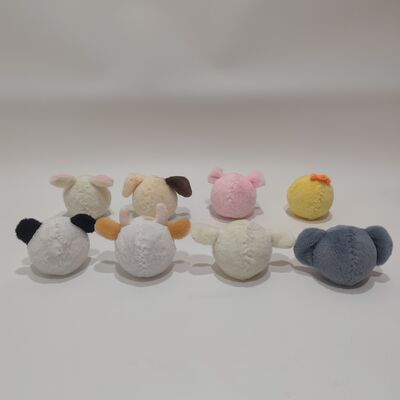 Oyun Zamanı İçin Canlı 8'li Çiftlik Hayvanı Zıplayan Top Koleksiyonu