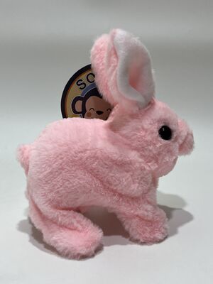 Özel Tasarım Dolu Hayvan Tatlı Tatlı Sıçran Rabbit Elektronik Plüş Oyuncağı