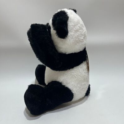 Tekrarlama Fonksiyonu ve Müzikli Etkileşimli Saklambaç Panda Peluş Oyuncak, Sevimli Yatar Pozisyonda Saklambaç Oyuncak