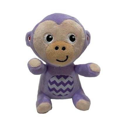 15CM  Peluş Mor Maymun Çocuklar İçin Doldurulmuş Hayvan Hediyesi