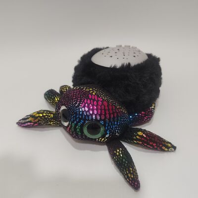 Müzikli Peluş Örümcek Gece Lambası Projektörü