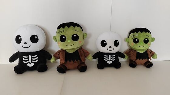 Cadılar Bayramı Frankenstein Plüş Oyuncak Korkunç ve Eğlenceli Canavar Tasarımı