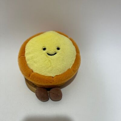 Kawaii Yumurta Tartı Plüşe Oyuncak Yumuşak Dolu Tatlı Yiyecek Plüşe